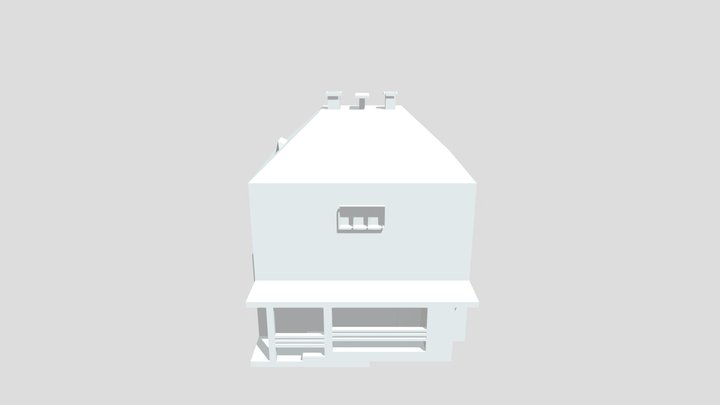 Architecture of a house in Hamar 3D Model