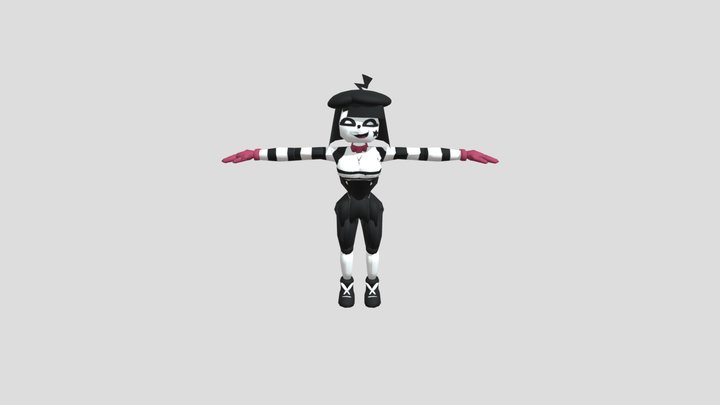 ChuChu mime lowpoly 3D Model