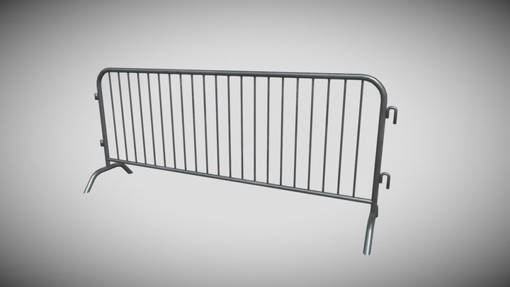 Fence Barricade 03 3D Model