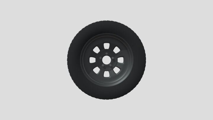 Tire Final - CGCookie exercise 3D Model