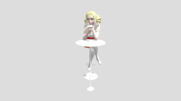 Catherine Fanart 3D Model