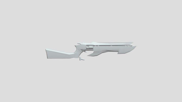 gunblade 3D Model