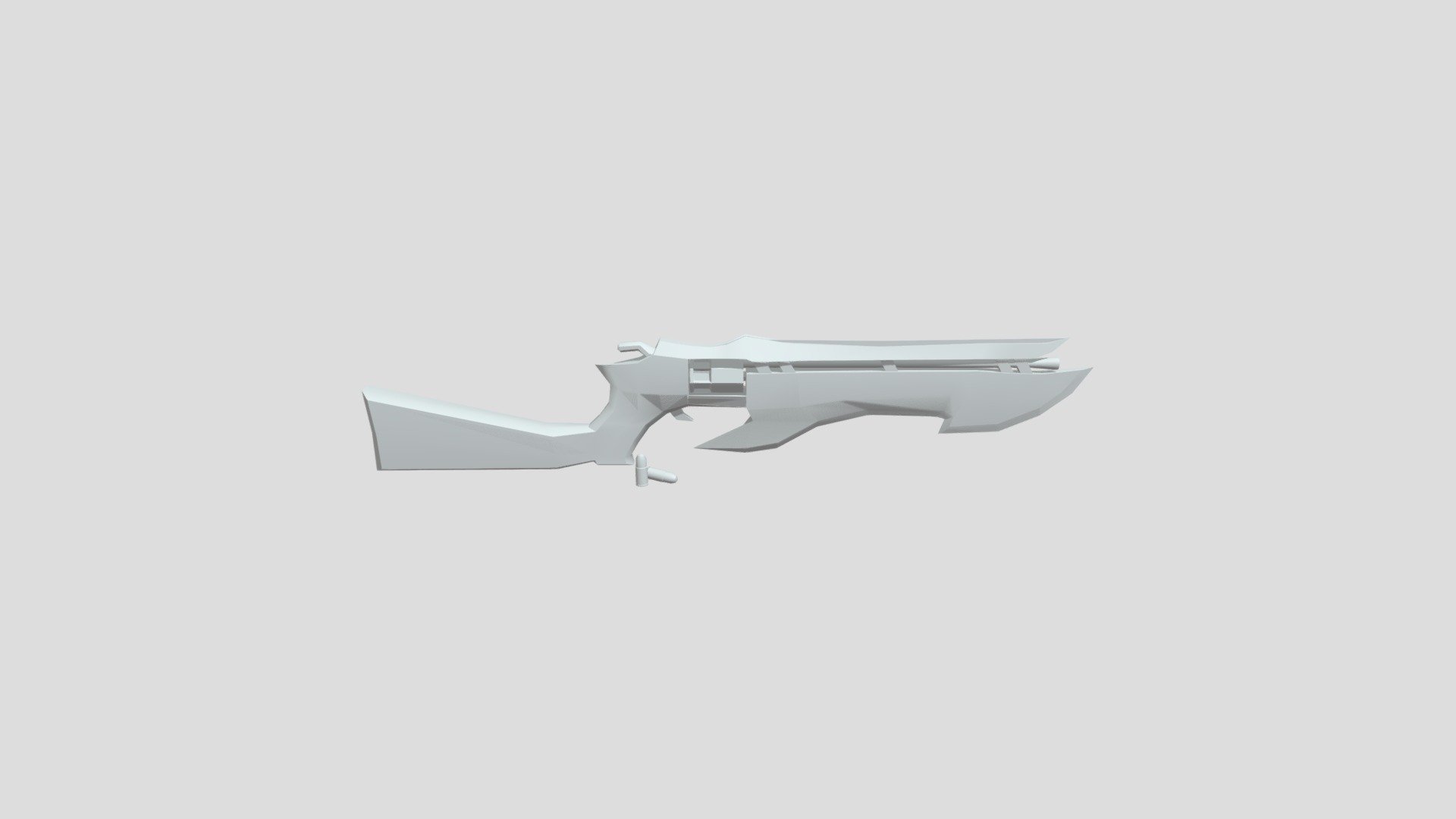 gunblade - 3D model by wesleychan (@wesleychan01) [2a096c1] - Sketchfab