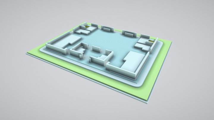 World Trade Center Hall 3 3D Model