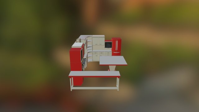 Cuisine PMR 3D Model