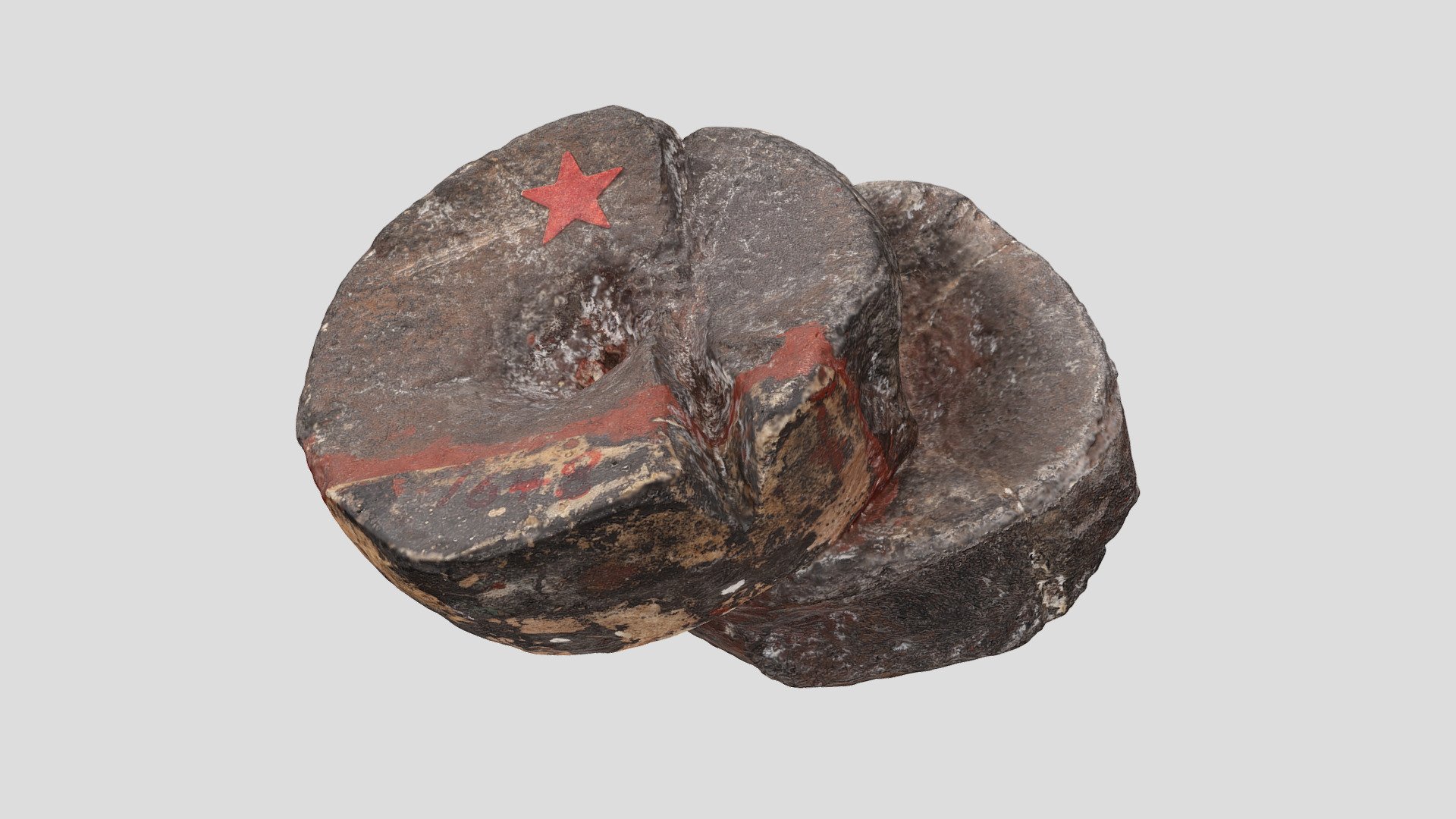 YPM VP.001648 Eosaurus acadianus, vertebrae - Download Free 3D model by ...