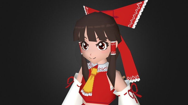 Hakurei Reimu   博麗 霊夢 3D Model
