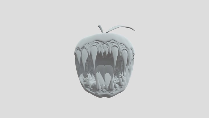 Carnivorous Apple 3D Model