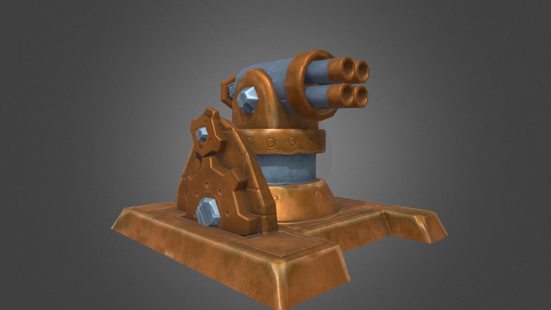 Turret Rigging - 3D model by 星澄 XC (@Chen0503) [2a0af1a] - Sketchfab