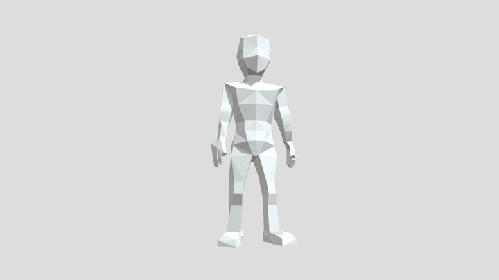 LowPoly Character-free/Rigged- 3D Model
