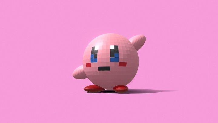 Kirby 3D Model