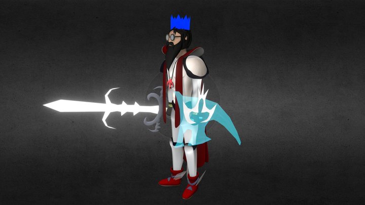 Old School RuneScape Character 3D Model