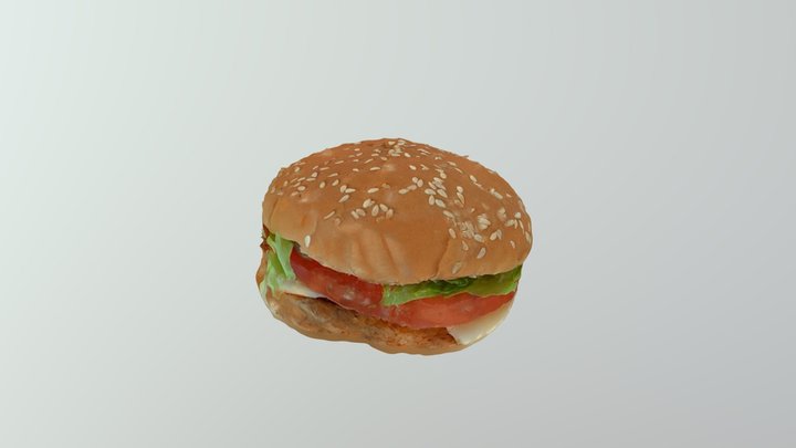 hamburguesa 3D Model