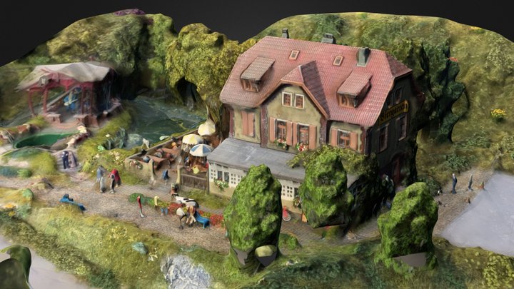 [MWL] Biergarten 3D Model