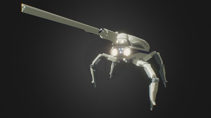 Alpha Sunshine Robot 3D Model