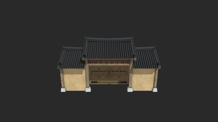 hanok_Door 3D Model