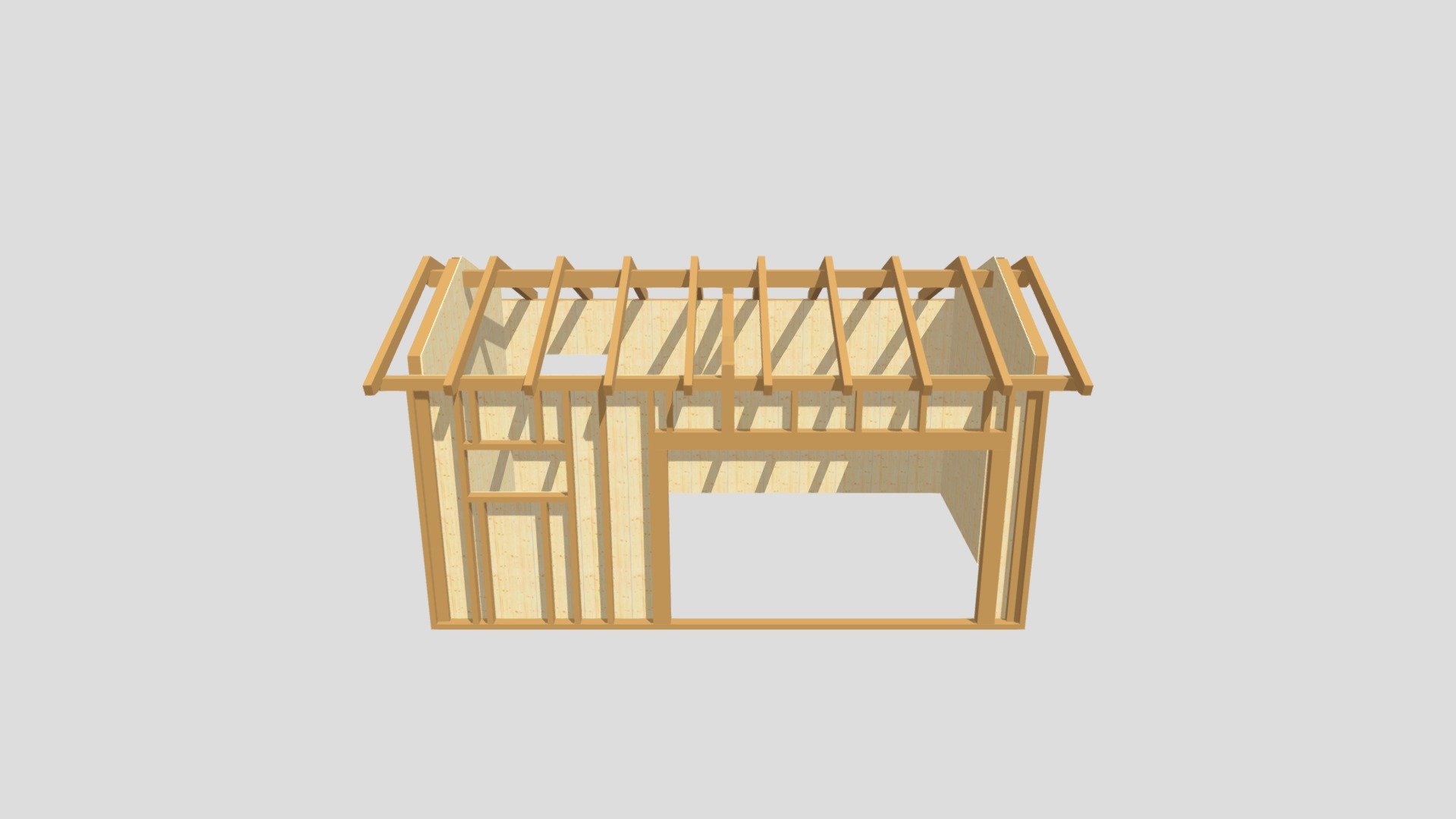 Geräteschuppen 7 Download Free 3D model by holzbauplan.de [2a1142b
