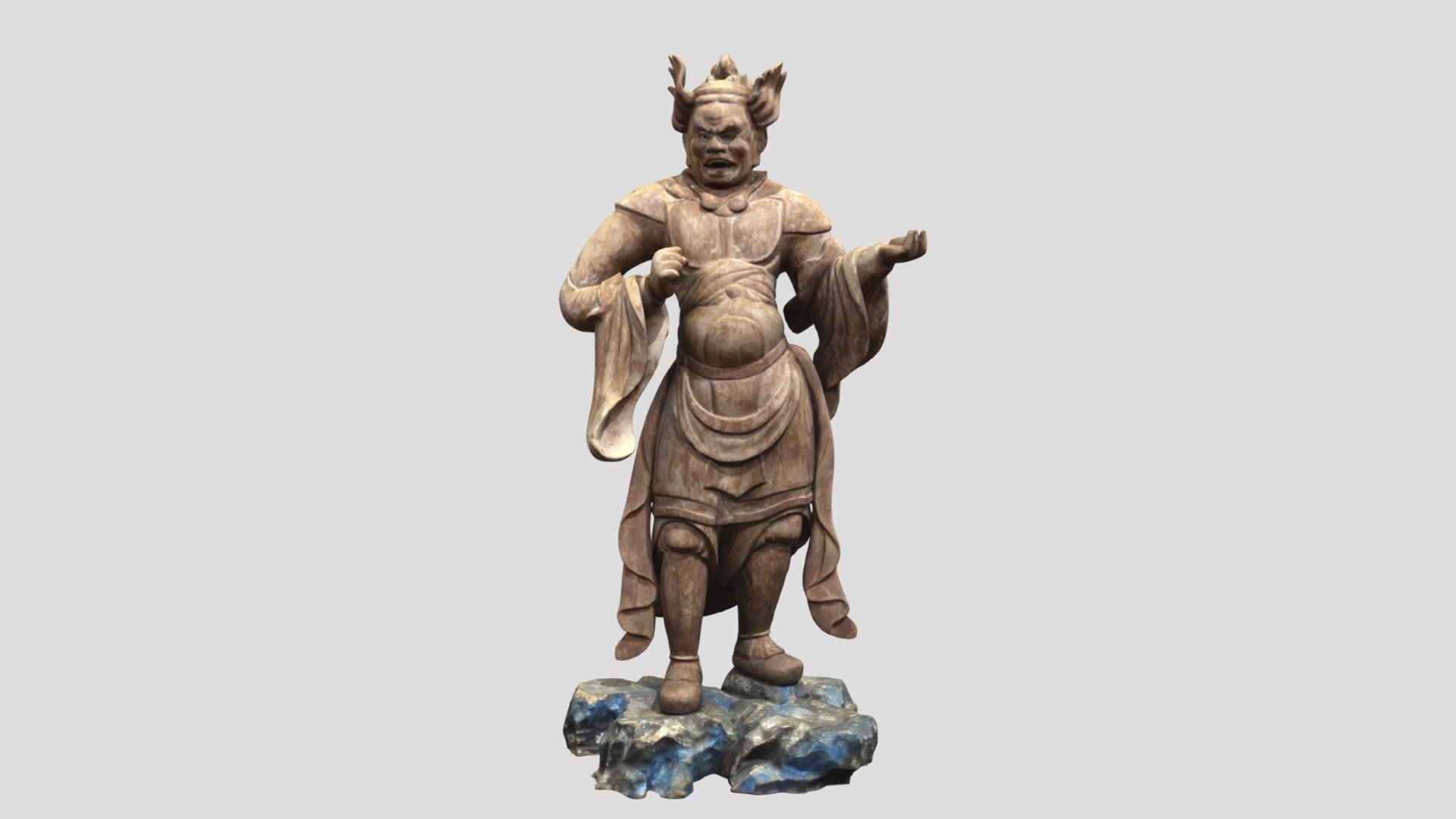 木造十二神将立像 辰神将立像 — Sketchfab embed 3D viewer