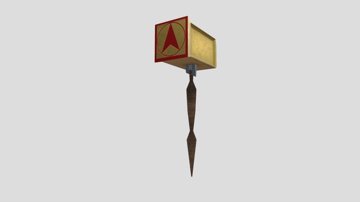 World of Warcraft styled Hammer 3D Model