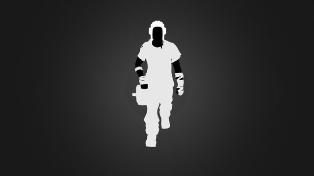 In T Walk New Character 3D Model