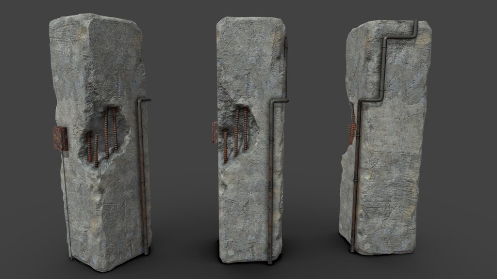 Damaged Column