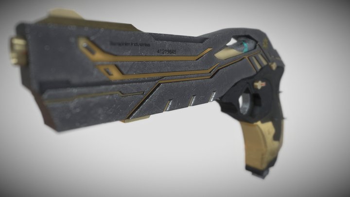 Sci-Fi Desert Eagle Concept 3D Model