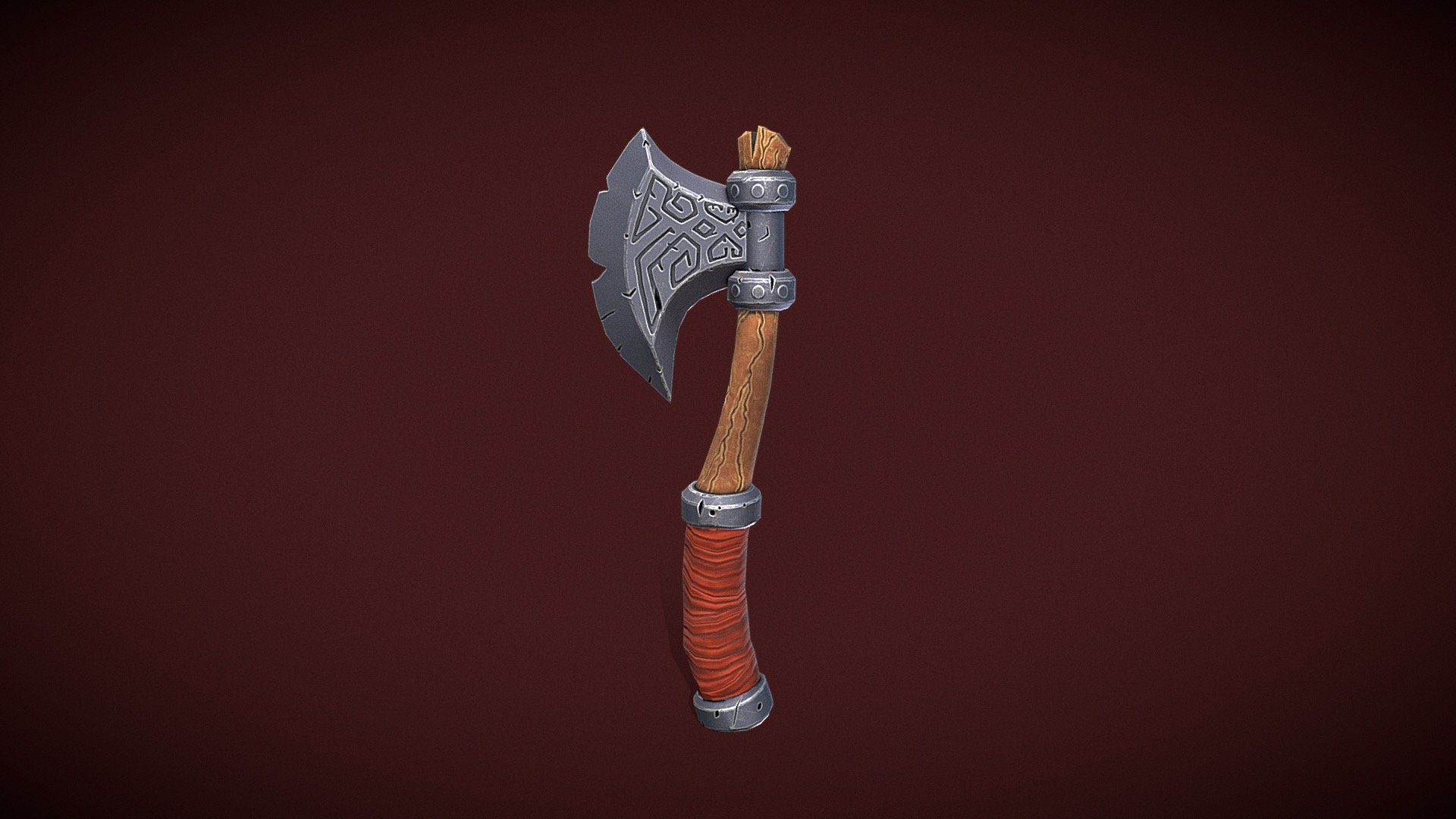 Stylized Axe - 3D Model By Vladyslav Holhanov (@vladicom08) [2a1416f ...