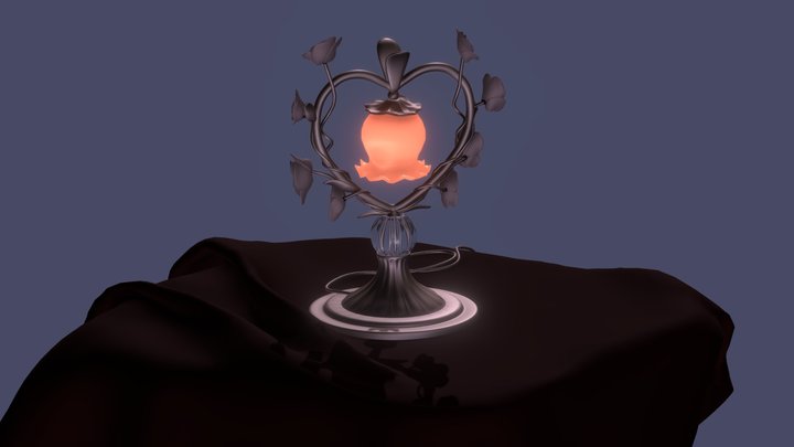 kiss lamp 3D Model