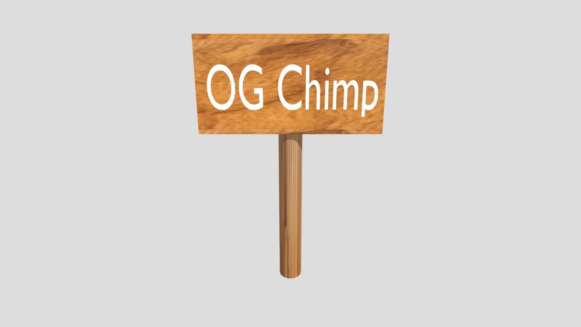 Og Chimp Sign wixx - Download Free 3D model by mcnuggetismcnugg ...