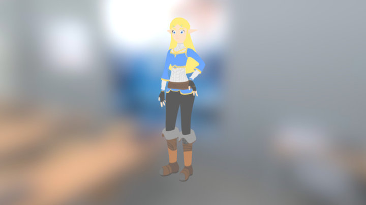 Princess Zelda (Breath of the Wild) 3D Model
