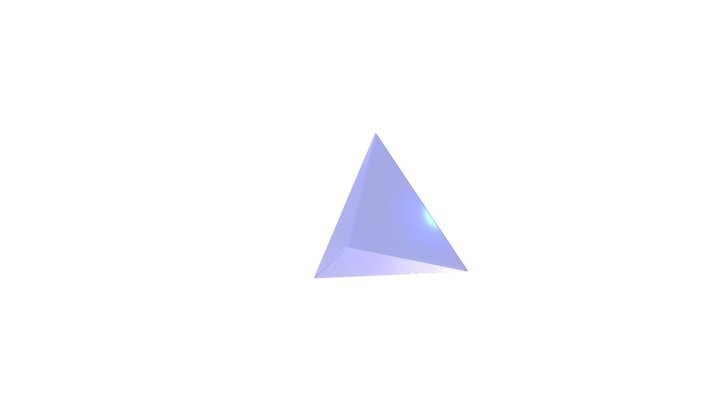 Tetrahedron 3D Model