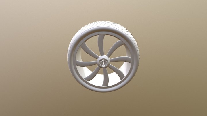 Wheel Exercice 3D Model