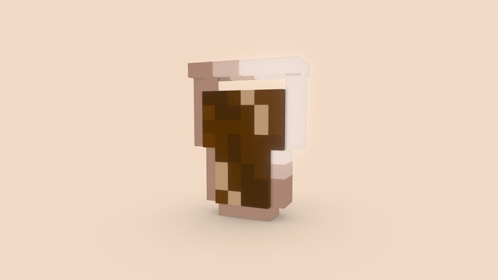 Coffee cup | Minecraft 3D Model