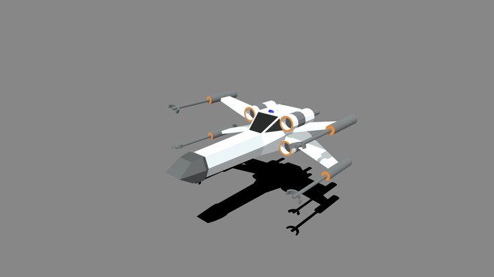 X-wing 3D Model