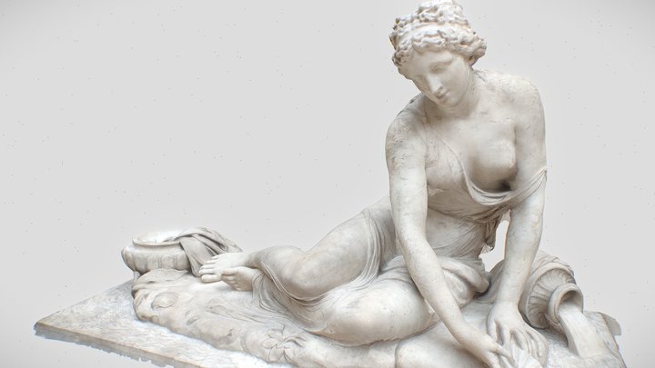 Nymphe à la coquille 3D Model