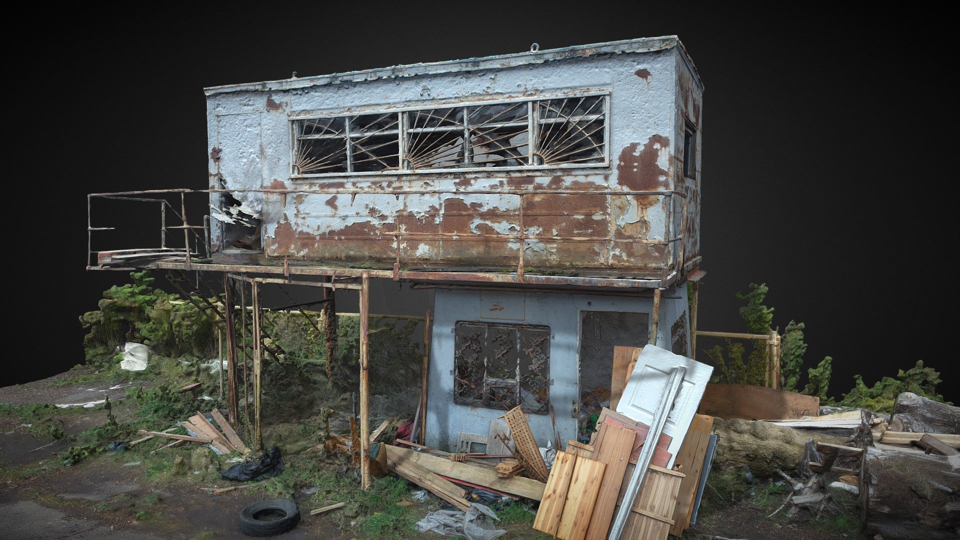 Wasteland Outpost - Buy Royalty Free 3D model by Abandoned Scans ...