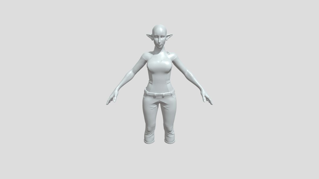 Female goblin humanoid character