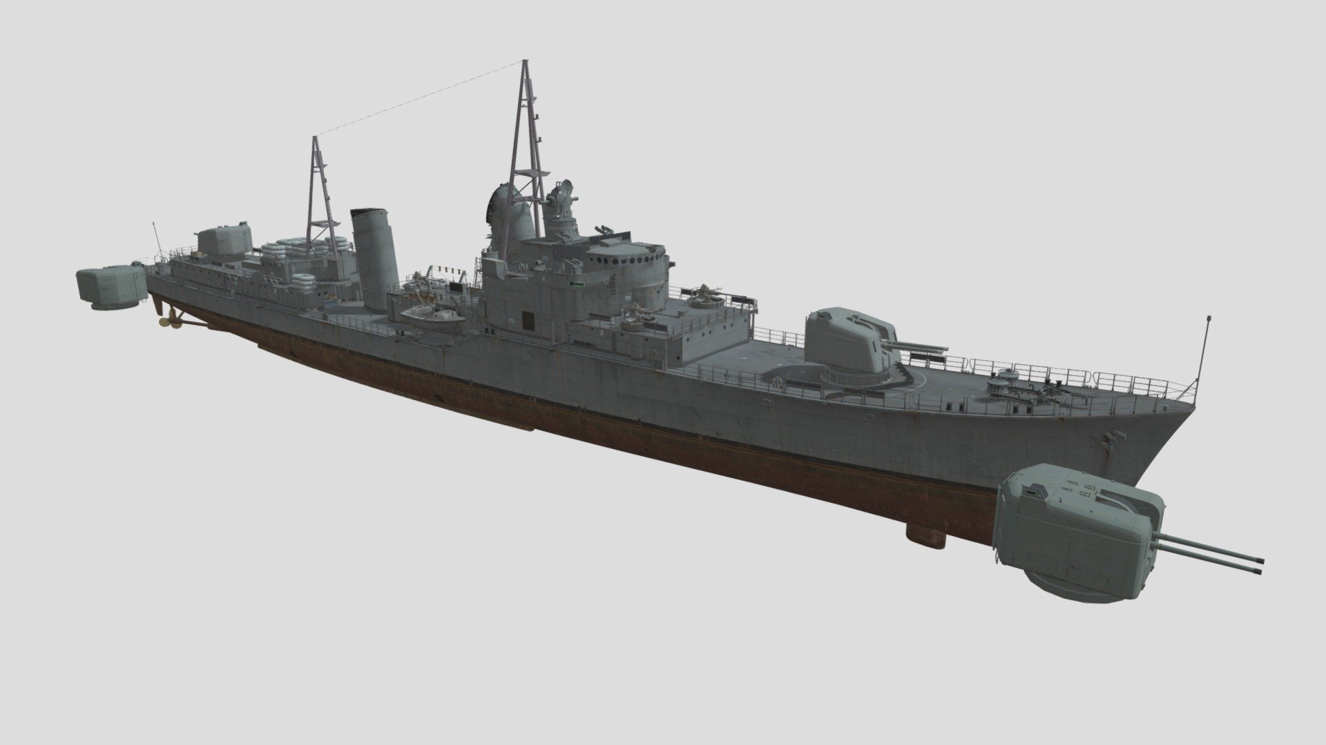 Dutch Navy Destroyer Zeeland - Download Free 3D model by 全斗焕 (@lxyun_2 ...