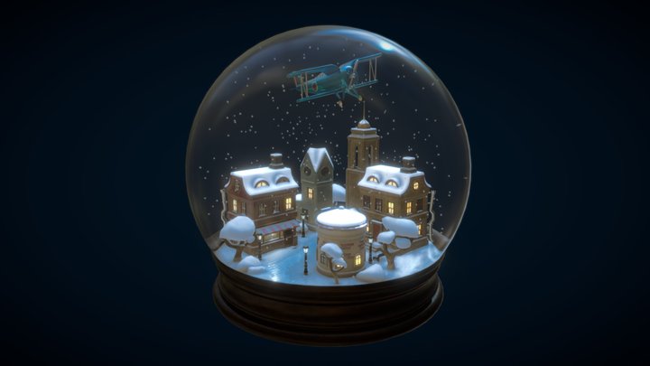 Snow Globe 3D Model