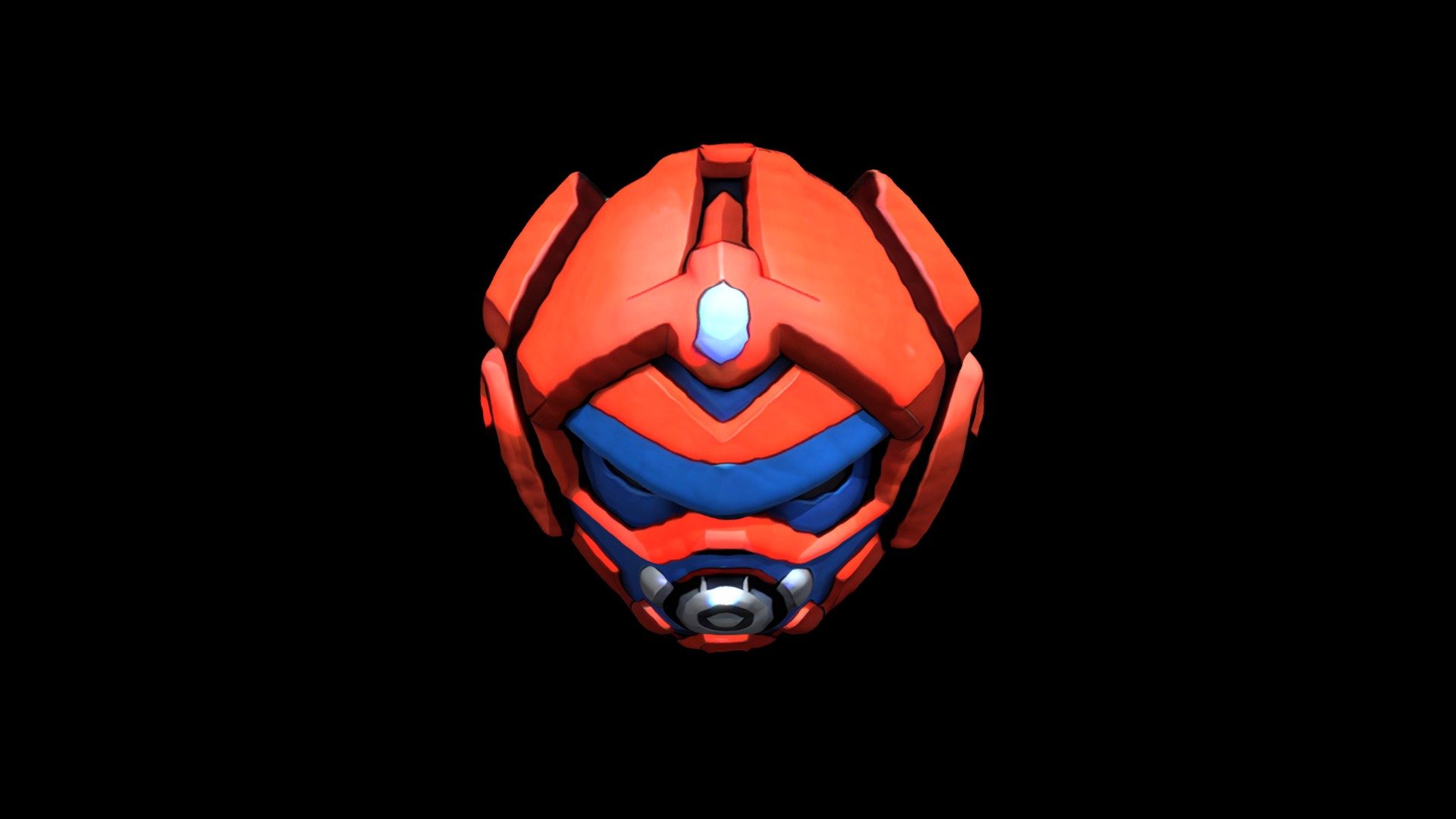 Helmet Mask Robot Cartoon 1155 - Download Free 3D model by klrxyz ...