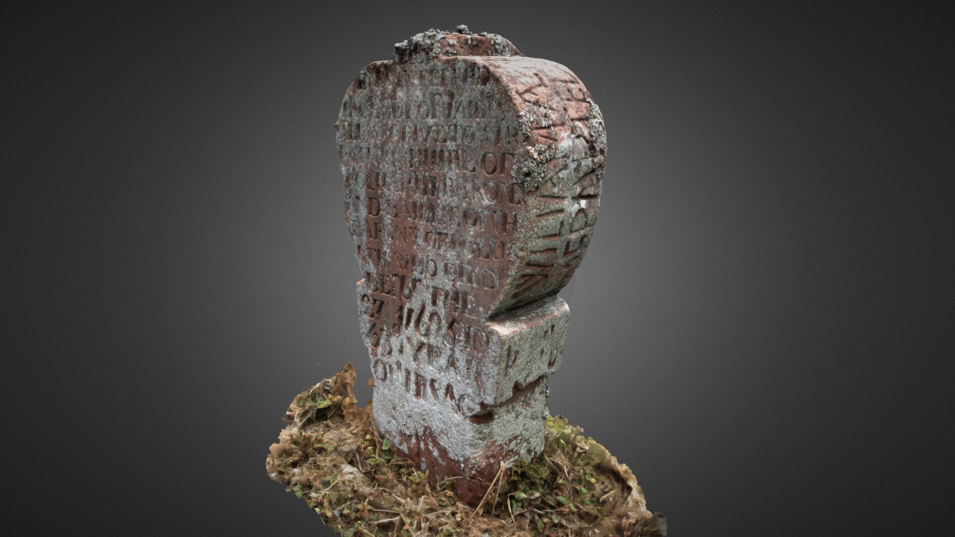 1695 gravestone, Polwarth, Borders
