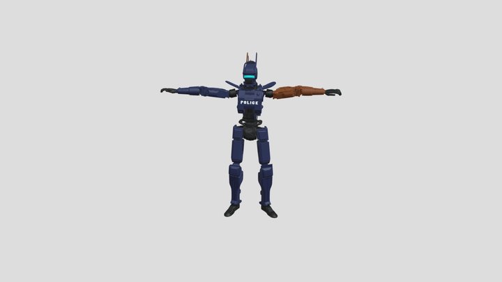Chappie-Wave-Hip-Hop-Dance 3D Model