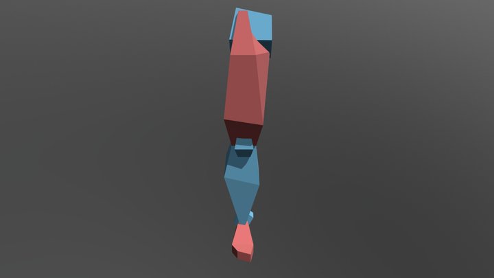 Right Leg Ref 3D Model