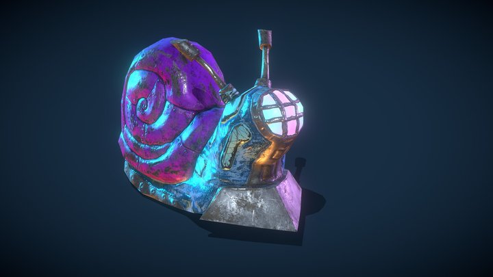 Cyber Snaile 3D Model