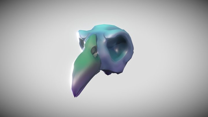 Skull Bird HEAJ 3D Model