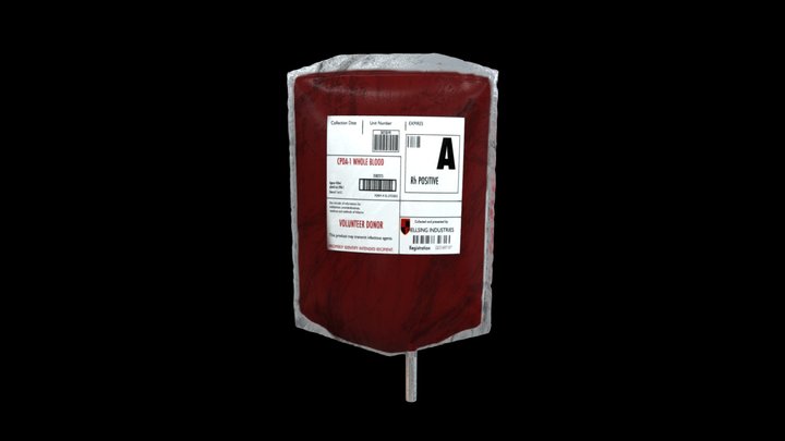 Blood Bag 2.0 3D Model