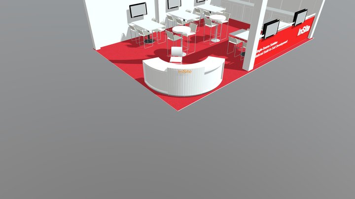 Platinum Booth 3D Model