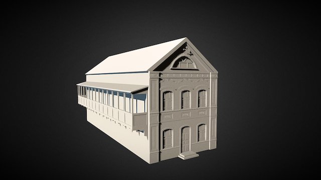 house in Yeniseysk 20 3D Model