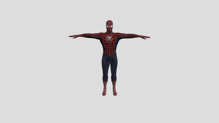 Accurate Sam Raimi 2004 Spider-Man Suit v2.1 3D Model