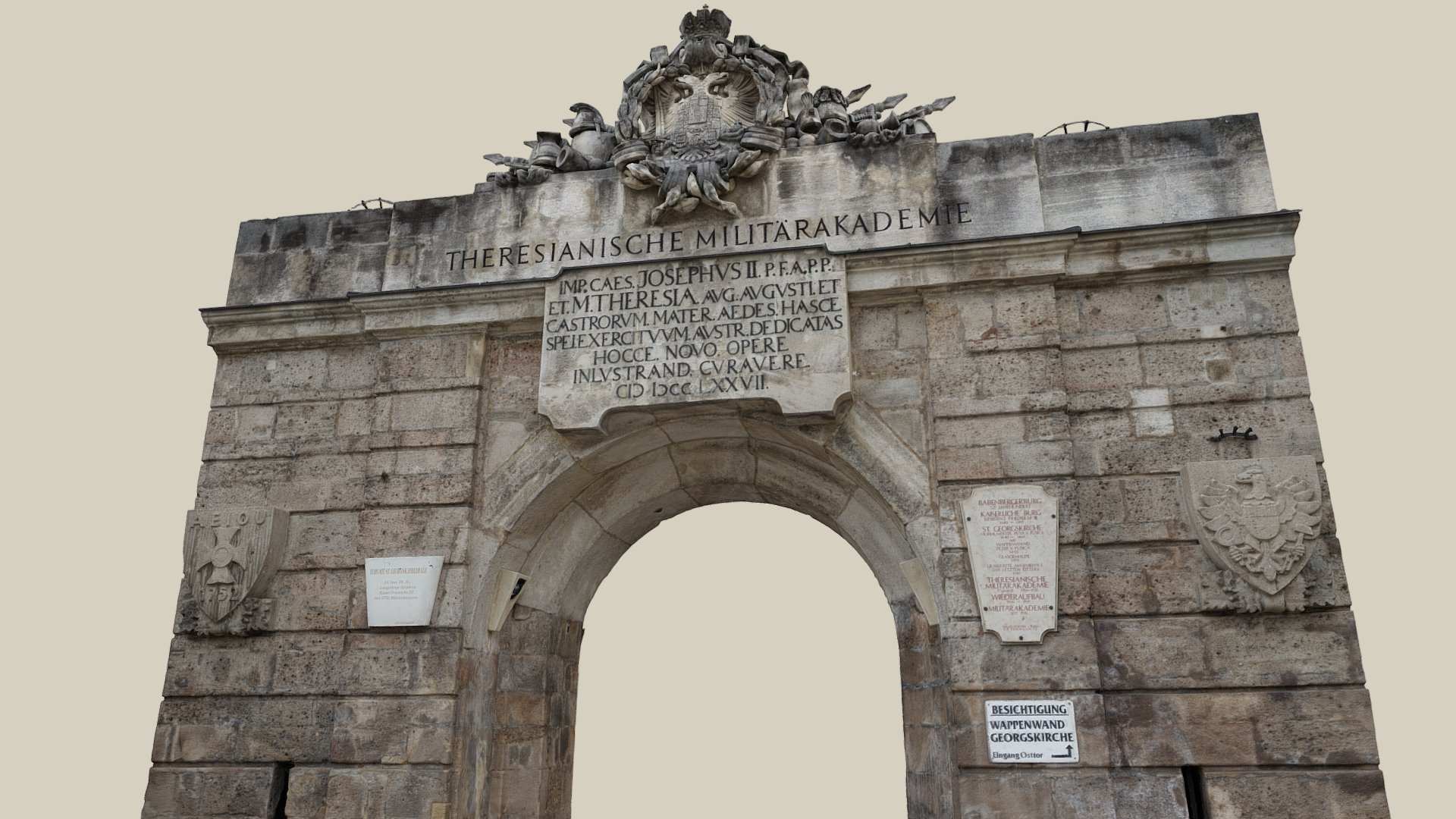 Hauptportal Burg — Sketchfab embed 3D viewer